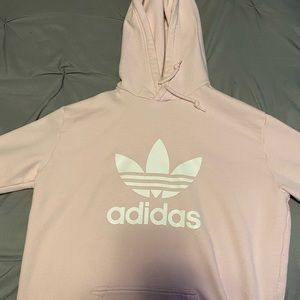 Light Pink Adidas Trefoil Hoodie Men’s